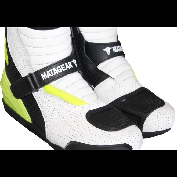 MEN MOTORCYCLE NEW SS609-YW CE RATED SHOES/BOOTS MEN BOOTS - Picture 4 of 12